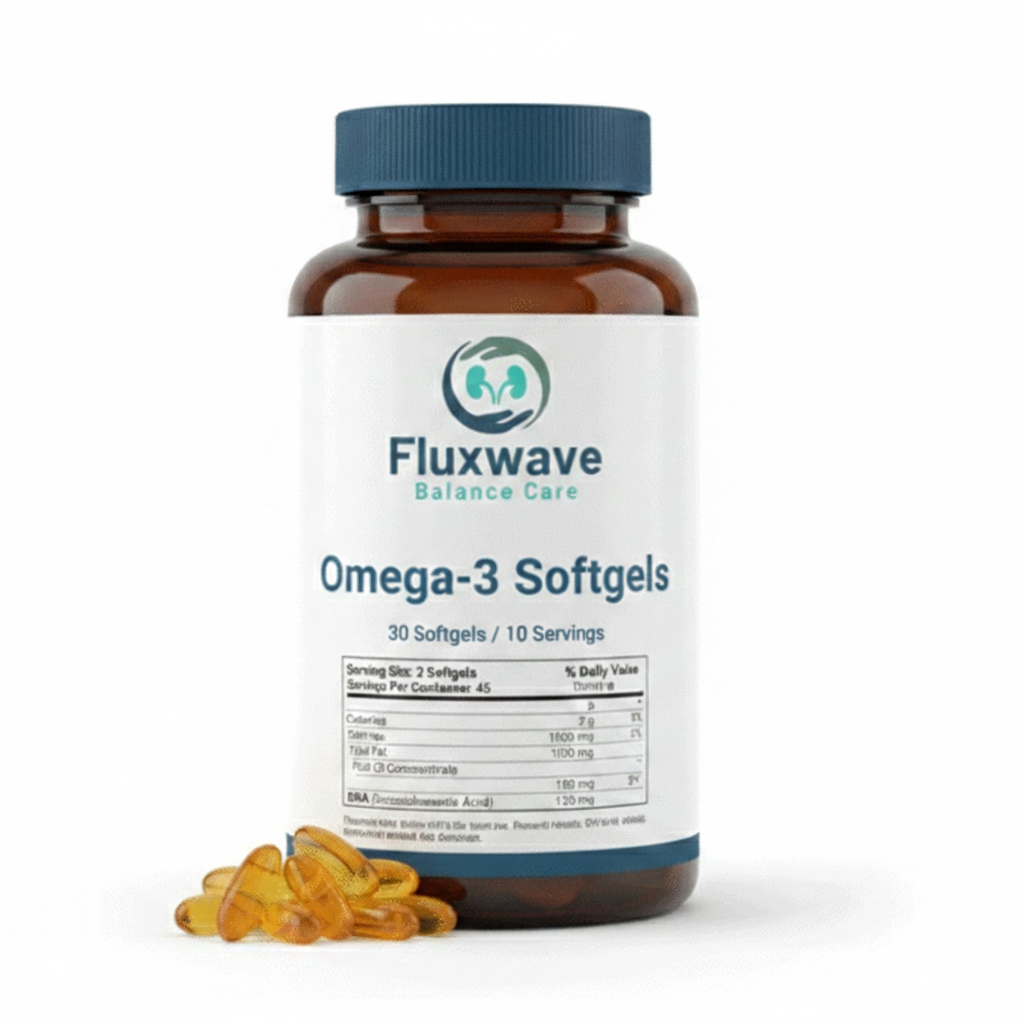 Omega-3 Softgels – 30 Softgels / 10 Servings